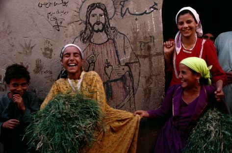 Coptic village, Egypt. Ancient Egypt Aesthetic, Egyptian People, Life In Egypt, Egypt Aesthetic, Modern Egypt, Country Photography, Egyptian Beauty, Egyptian Women, Egyptian Culture