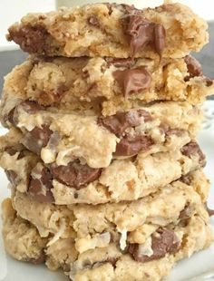 Treasure Cookies, Egg Free Cookies Recipes, Egg Free Cookies, Milk Chocolate Chip Cookies, Coconut Chocolate, Soft Bakes, Pumpkin Cream Cheeses, Chocolate Cookie Recipes, Milk Chocolate Chips