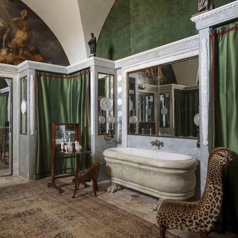 ✨dream bath✨ 17th century monastery, redesigned by Jacques Garcia. #selfcareeveryday #holisticwellness #restandrelax #restandrelaxation #placetorelax #dreambath #purepoetry #JacquesGarcia Gustavian Interiors, Jacques Garcia, Masculine Bathroom, Dream Bath, Victorian Bathroom, Cosy Corner, Cottage Interiors, French Interior, Interior Architect