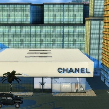 CHANEL Studio+Apartment | Patreon Dior Store, Sims 4 Cc Makeup, Chanel Store, Sims House, City Living, Sims 4 Cc, Studio Apartment, Spa Day, Bedroom Apartment