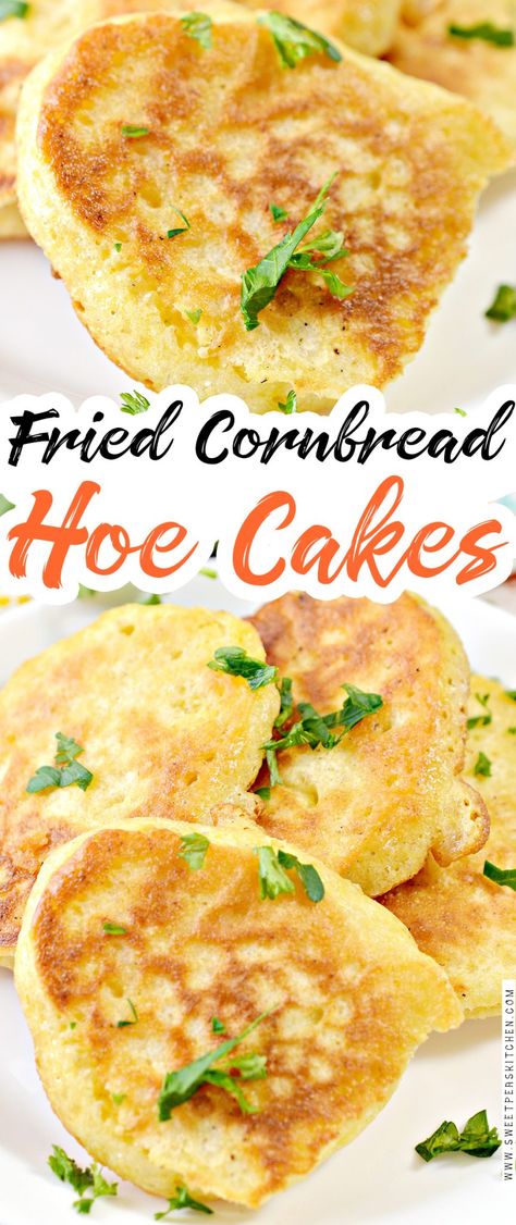 Hoecake Recipe, Buttermilk Cornbread Recipe, Cornbread Sweet, Cornbread Dishes, Cornbread Pancakes, Corn Cakes Recipe, Fried Cornbread, Cornbread Cake, Buttermilk Cornbread