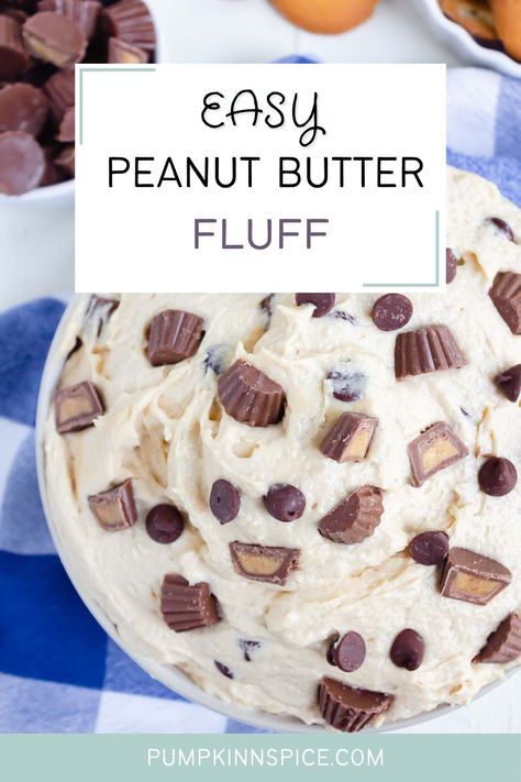 Chocolate Peanut Butter Fluff, Sweet Lasagna, Peanut Butter Fluff, Fluff Recipes, Pumpkin Fluff, Bake Sweets, Peanut Butter Dip, What Is Healthy Food, Yogurt Bites