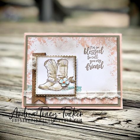 One Stampin' Mother Tucker Made It Through The Week, Western Cards, Horse Cards, Blender Pen, Call My Friend, Color Challenge, Art Bundle, Animal Stickers, Masculine Cards