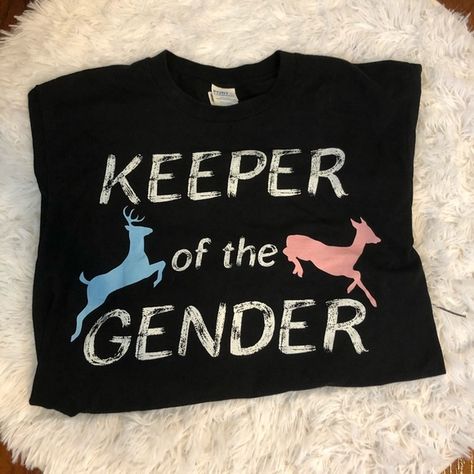 Tops | Gender Reveal Buck Or Doe Keeper Of The Gender | Poshmark Buck Or Doe Gender Reveal Shirts, Buck Doe Gender Reveal, Doe Or Buck Gender Reveal Ideas, Gender Reveal Ideas For Hunters, Bucks And Does Gender Reveal, Hunting Gender Reveal Ideas For Party, Buck Or Doe Gender Reveal Decorations, Cute Country Gender Reveal Ideas, Bucks Or Does Gender Reveal