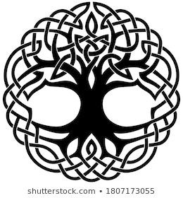 Tree Of Life Images, Celtic Knot Drawing, Symbole Viking, Irish Symbols, Tree Of, Celtic Tree Of Life, Celtic Patterns, Celtic Tattoos, Celtic Tree