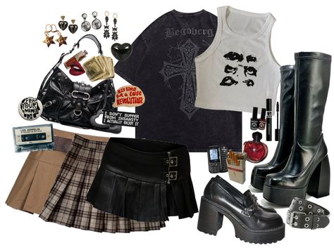 80s Rockstar Outfit, Rockstar Outfit For Women, 2000s Rockstar, Rockstar Gf Outfit, Rockstar Aesthetic Outfits, Rockstar Style, Rockstar Aesthetic, Rockstar Gf, Twist Style