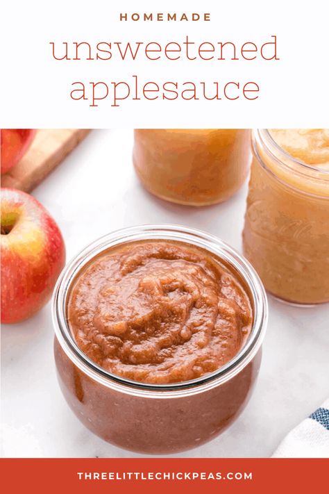 Unsweetened Applesauce Recipe, Healthy Applesauce, Vegan Slow Cooker Recipes, Applesauce Recipe, Oil Free Vegan Recipes, Vegan Instant Pot Recipes, Vegan Slow Cooker, Vegan Snack Recipes, Vegan Christmas Recipes