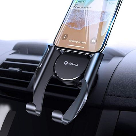 VICSEED Car Phone Mount, Air Vent Phone Holder for Car, Handsfree Cell Phone Car Mount Compatible iPhone 11 Pro Max XR Xs Max Xs X 8 7 6 Plus, Compatible Samsung Note 10 S10+ S10 S9 S8 LG Google Etc. Iphone Car Holder, Iphone Car Mount, Cell Phone Car Mount, Car Cell Phone Holder, T Mobile Phones, Phone Holder For Car, Magnetic Phone Holder, Car Vent, Cellular Phone