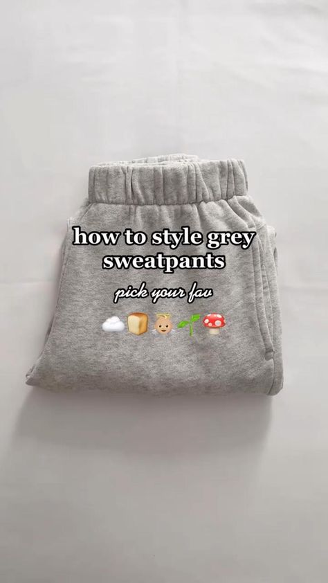 Style Grey Sweatpants, How To Style Grey Sweatpants, Glossier Outfit, Aesthetic Glossier, French Coquette, Gray Sweatpants Outfit, Coquette Outfits, Cute Clothing Stores, Style Sweatpants