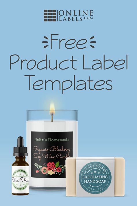 Product label templates that can be personalized. Free Candle Labels, Craft Labels, Candle Labels Printable, Labels Printables Free Templates, Label Produk, Diy Candle Labels, Wine Label Template, Printable Label Templates, Free Label Templates