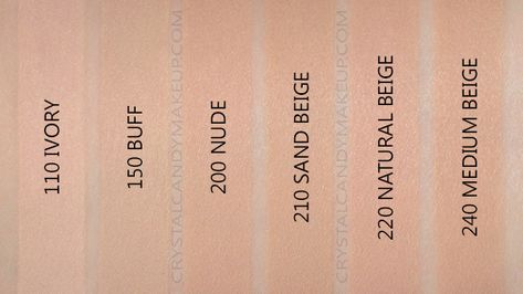 Revlon Colorstay Full Cover Foundation Swatches 110 150 200 210 220 240 NW15 NC15 NW25 Revlon Foundation, Best Foundation For Dry Skin, Revlon Colorstay Foundation, Cover Foundation, Foundation Swatches, Foundation For Dry Skin, Candy Makeup, Crystal Makeup, Shade Finder