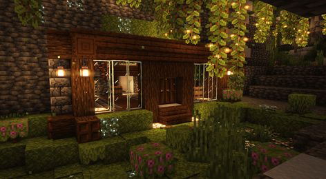 Check tutorial on my channel - https://www.youtube.com/@nseiro_mn/videos #minecraft #minecrafttutorial Lush Cave House Minecraft, Starter House Minecraft, Lush Cave, Write Ideas, Starter House, Cave Home, Cave House, Minecraft Tutorial, Starter Home