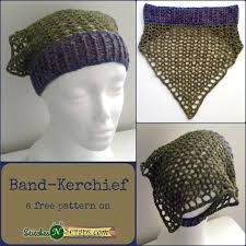 Kerchief Headband, Kerchief Pattern, Crochet Kerchief, Summer Headband, Crochet Bandana, Hats And Scarves, Crochet Hair Accessories, Crochet Summer, Headband Pattern