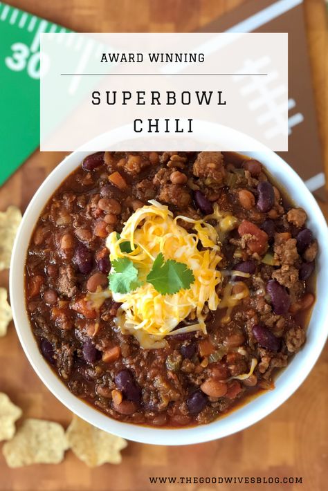 Game Day Chili Crockpot, Football Sunday Chili, Unique Chili Recipe Crock Pot, Best Chili Recipe Award Winning, Sunday Chili, Superbowl Chili Recipe, Game Day Chili Recipe, Football Chili, Hamburger Dinners