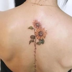 You Are My Sunshine Sunflower Tattoo, You Are My Sunshine Tattoo, Bead Tattoo, Sunshine Tattoos, Sunshine Font, Sunshine Tattoo, Flower Spine Tattoos, Font Tattoo, Cow Tattoo