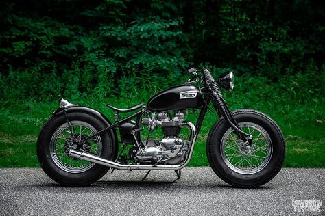 Triumph Bobber Custom, Triumph T120, Triumph Chopper, Bobber Harley, Bike Collection, Triumph Motorcycle, Triumph Bobber, Triumph Bikes, Bobber Bikes