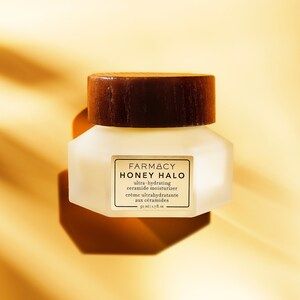 Honey Halo Ultra-Hydrating Ceramide Moisturizer - Farmacy | Sephora Farmacy Honey Halo, Ceramide Moisturizer, Avocado Mask, Fig Fruit, Plump Skin, Salt Body Scrub, Twist Ponytail, Clean Makeup, French Twist