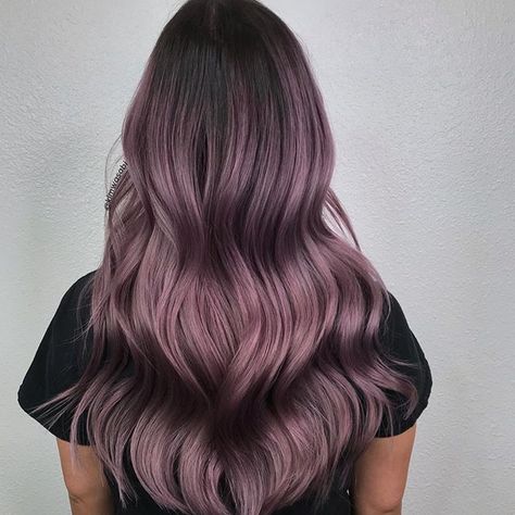 Level 9 Hair, Lavender Hair Colors, Plum Hair, Hair Tint, Dusty Lavender, Lavender Hair, Hair Makeover, Pastel Hair, Dye My Hair