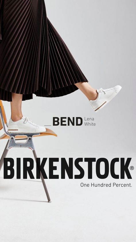 Not a sandal but still the footbed. The new BEND Low in white natural leather. One Hundred Percent BIRKENSTOCK. Birkenstock Bend Low, Birkenstock Boots, Cruise Wardrobe, Birkenstock White, White Birkenstocks, Winter Walk, White Leather Sneakers, Winter Looks, All Colors