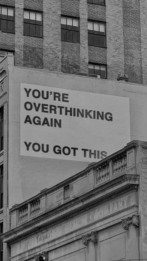 Overthinker Aesthetic Wallpaper, Mind Your Own Business Quotes, Reflective Writing, Vision Board Book, Spotify Link, Mindset Quotes Positive, Funny Motivational Quotes, Black & White Quotes, Playlist Spotify