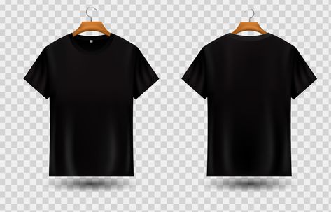 Download the Realistic Black T Shirt Mockup 20918720 royalty-free Vector from Vecteezy for your project and explore over a million other vectors, icons and clipart graphics! Tshirt Mockup Free, Black T Shirt Mockup, Mockup Camisa, Banner Template Photoshop, Plain Black T Shirt, Graphic Design Inspiration Poster, Just Friends Quotes, Design Kaos, Design Jersey