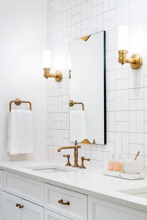 Subway tile showers