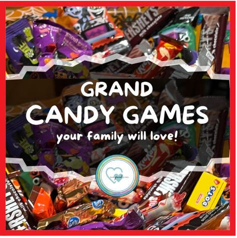 GRAND candy games your family will love! Candy Bar Game With Dice, Candy Bar Game, Christmas Candy Bar, Candy Guessing Game, Bar Game, Candy Games, Saran Wrap, Bar Games, Memory Game