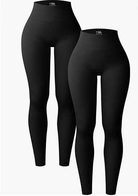 Amazon Leggings, Outer Banks Outfits, Girls 21st, Gym Essentials, Trendy Outfits For Teens, Ribbed Leggings, Modest Fashion Outfits, Athletic Pants, Gym Wear