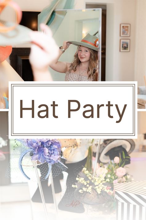 Chic Hat Party Ideas: From quaint garden parties to upscale tea parties, hats add a touch of class. Dreaming of a unique event? Contact us to make it a reality. Hats Off To You Theme Party Ideas, Hat Party Ideas Ladies, Hat Party Ideas, Quaint Garden, Chic Hat, Hat Party, Party Names, Garden Parties, Tea Parties