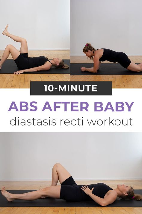 Follow along with this guided postpartum recovery workout for moms! Whether you have a newborn or your baby is 16, this foundational core strength workout is designed to heal diastasis recti (which is a natural part of pregnancy). Reduce lower back pain and rebuild your abs after baby with this free guided home workout video. Postpartum Ab Workout, Postpartum Abs, Recovery Exercises, C Section Workout, After Baby Workout, Postpartum Workout Plan, Diastasis Recti Exercises, Post Pregnancy Workout, Home Workout Videos