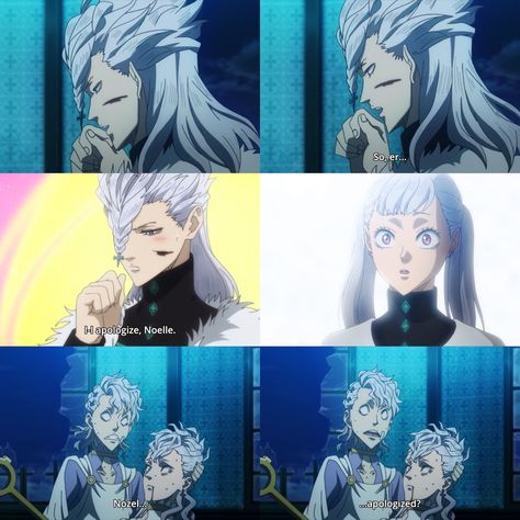 Zora Ideale X Nebra Silva, Nozel Silva X Oc, Silva Family, Nozel Silva, Noelle Silva, Black Memes, Black Clover Manga, Black Clover Anime, Black Bull