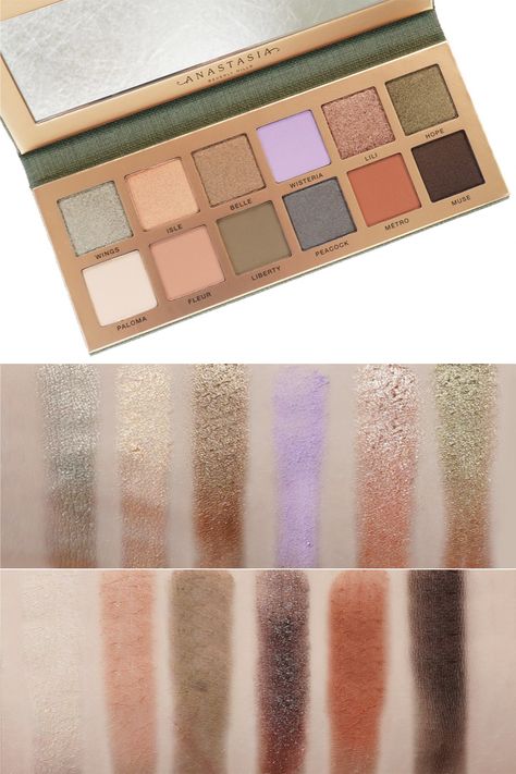 Anastasia Beverly Hills Nouveau, Eyeshadow Primer, Makeup Swatches, Eye Shadow Palette, Makeup Reviews, Shadow Palette, Anastasia Beverly Hills, Makeup Products, Eye Shadow