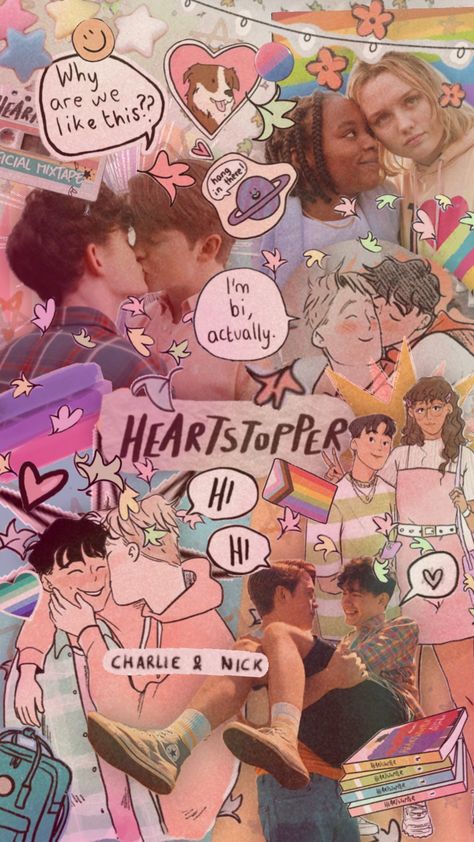 Here’s ur custom @alt12alt !! I love heartstopper 😭💕 #custom #vibes #vintage #art #books #tvshow #heartstopper #charliespring #nicknelson #nickandcharlie #aesthetic #wallpaper #pastel #love #comics Aesthetic Wallpaper Pastel, Pusheen Cute, Lgbtq Funny, Alice Book, Gay Books, Perks Of Being A Wallflower, Wallpaper Pastel, Couple Wallpaper, Art Books