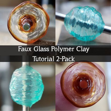 Beads Jewelry Making Tutorials, Polymer Clay Beads Diy, Liquid Polymer Clay, Free Jewellery Making Tutorials, Liquid Clay, Polymer Clay Tutorials, Homemade Clay, Glass Mosaics, Polymer Clay Jewelry Tutorials