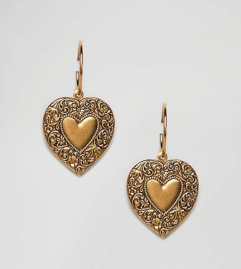 Regal Rose Lovestruck heart drop hoop earring Regal Rose Jewellery, Regal Rose, Rose Jewellery, Earring Trends, Classy Jewelry, Big Earrings, Accessories Jewelry Earrings, Jewelry Inspo, Cute Earrings