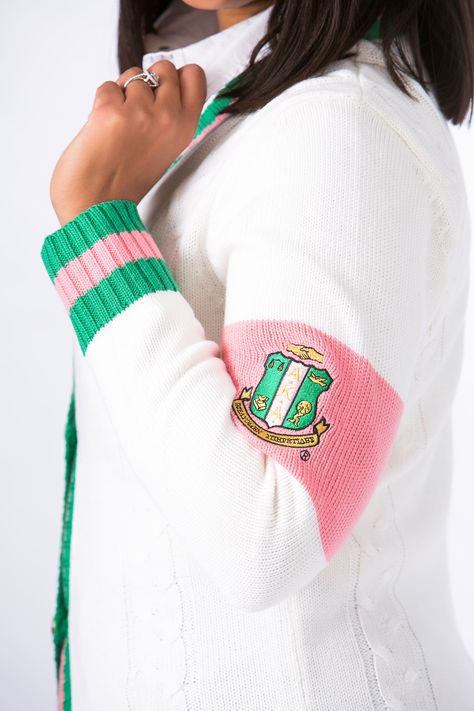 Alpha Kappa Alpha Cardigan, Alpha Kappa Alpha Clothing, Aka Apparel, Alpha Kappa Alpha Paraphernalia, Aka Paraphernalia, Alpha Kappa Alpha Sorority Paraphernalia, Aka Sorority Gifts, Sorority Fashion, Greek Paraphernalia