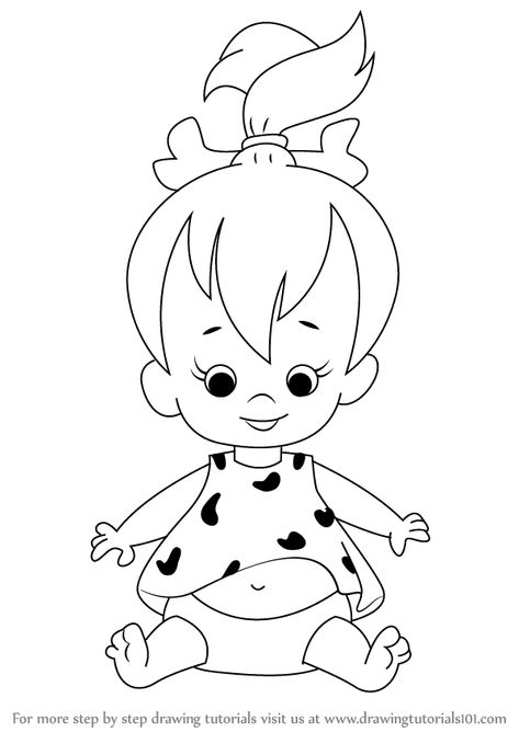 Pebbles Flintstone is a fictional character and got a lot of popularity in kids. He is the main character of Flintstones franchise. Flintstones Characters, Pebbles And Bam Bam, Pebbles Flintstone, Inkscape Tutorials, Fred Flintstone, Rainbow Canvas, Draw Shapes, The Flintstones, Mermaid Coloring Pages