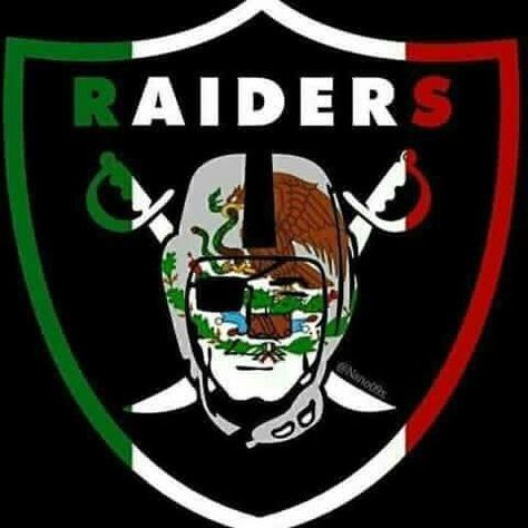 WE'LL SEE THE GAYTRIOTS  IN MEX!! Raiders Cake, Raiders Flag, Chicago Bears Wallpaper, Raiders Nation, Raiders Wallpaper, Raiders Stuff, Oakland Raiders Logo, Gorillas Art, Chicano Love