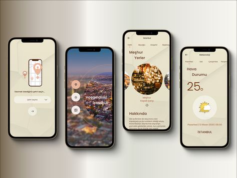 Hello, It is very important that we have information about our destination. That's why I designed a city guide app. I hope you will like it. I am waiting for your feedback. Thanks... #cityguide #app #design #ui #ux #travel #mobileappdesign List Ui, App Design Ui, City Branding, I Am Waiting, Learning Design, Design Ui, Mobile App Design, Mobile Design, City Guide