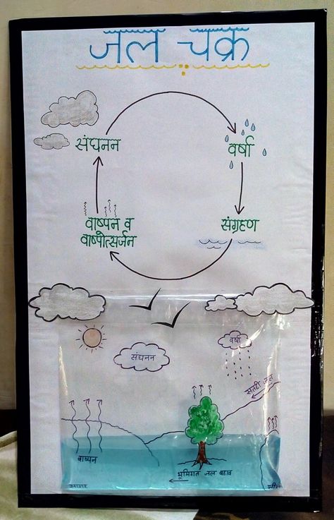 Easy Water Cycle Drawing, Draw Water Cycle, Water Cycle Chart, The Water Cycle Project Poster, What Is Water Cycle, Simple Water Cycle Diagram, Water Cycle Diagram, Solar System Wallpaper, Cycle Drawing