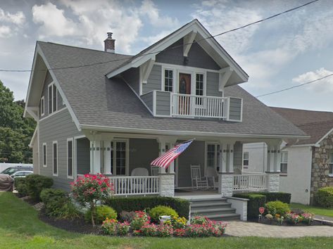 Sears Westly, 123 Holme Ave, Elkins Park, PA Sears Craftsman Houses, Sears House, Sears Kit Homes, Craftsman Houses, Elkins Park, Craftsman Details, House Hunters, Kit Homes, Exterior