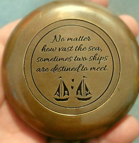 Compass Engraving Quotes, Compass Quotes Inspirational, Compass Quotes, Birthday Quotes For Him, Engraved Compass, Modern Gold Jewelry, Literature Quotes, Wedding Dreams, No Matter How