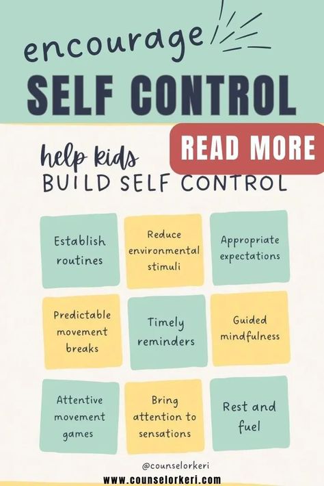 Wondering how to teach kids self control at school? These 9 tips will help you set kids up for success in the classroom! Self control activities, self control lessons, counseling self control lessons, self control curriculum, self control games Self Control Activities, Calm Classroom, Elementary School Counselor, Gratitude Activities, Guidance Lessons, Impulse Control, Elementary School Counseling, How To Teach Kids, Healthy Communication