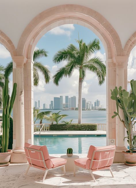 #miami #vibe #pink #house #pool