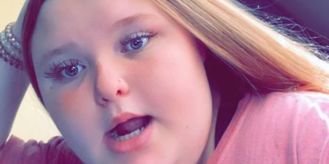 Honey Boo Boo Flaunts Weight Loss In Glowing Selfie Honey Boo Boo Now, Straightened Hair, Mama June, Michelle Obama Fashion, Toddlers And Tiaras, Honey Boo Boo, Fake Pics, Best Honey, Fall Trends Outfits