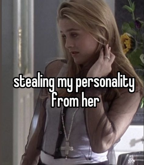 How To Be Like Cher From Clueless, How To Be Cher Horowitz, Cher Horowitz Quotes, How To Be Like Cher Horowitz, Clueless Pfp, Clueless Whispers, Hallway Crush Aesthetic, Cher Clueless Hair, Cher Horowitz Hair