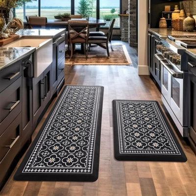 Black cabinets kitchen