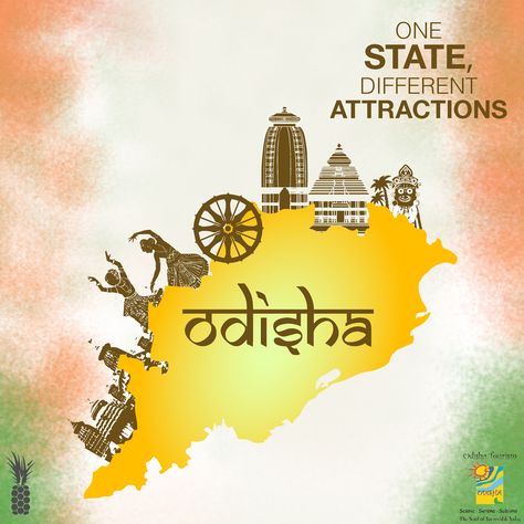 Scenic. Serene. Sublime. The latest tourism campaign wonderfully portrays that Odisha, other than wildlife reserves offers a wonderful treat of ancient temples, tribal & handicrafts villages, brackish water lake, Buddhist sites to name a few. Tourism Campaign, Sending Lots Of Love, Meaningful Paintings, Tourism Logo, Indian Culture And Tradition, Umbrella Painting, Wall Mural Decals, Diy Travel Journal, Tourism Poster