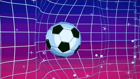 Neon Football, Soccer Gifs, Football Gif, Football Soccer, Soccer Ball, Juventus, Typography Design, Sports Team, Soccer