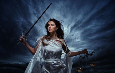 Femida, Goddess of Justice. With scales and sword against dramatic stormy sky , #AD, #Justice, #scales, #Femida, #Goddess, #stormy #ad Miguel Music, Justice Scale, Goddess Of Justice, Angel Readings, Stormy Sky, Truth And Justice, Beautiful Backgrounds, Free Wallpaper, Greek Mythology